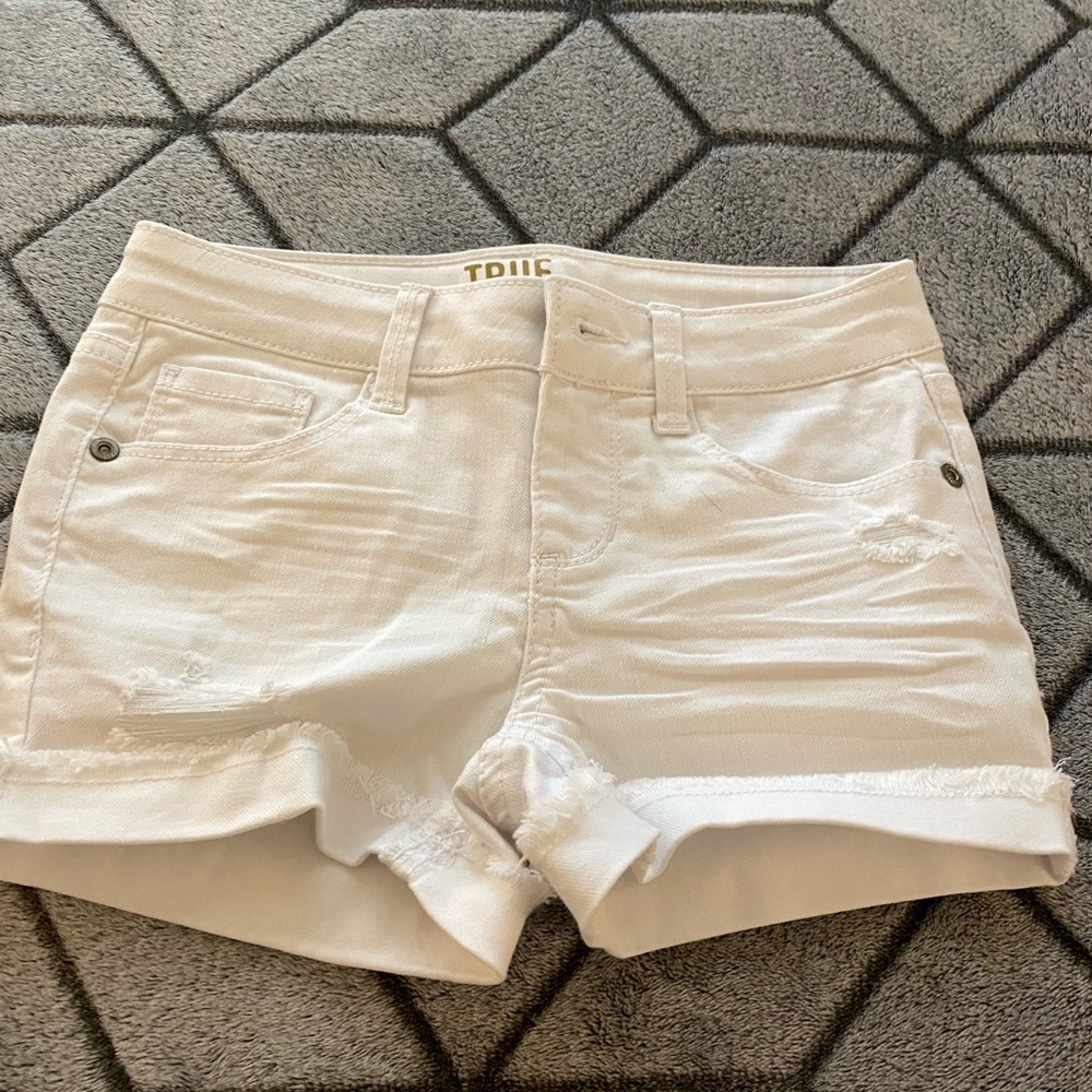 White denim shorts NWOT never worn